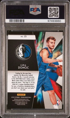 Luca Doncic RC 2018-19 Panini Prizm - Freshman Phenoms #23