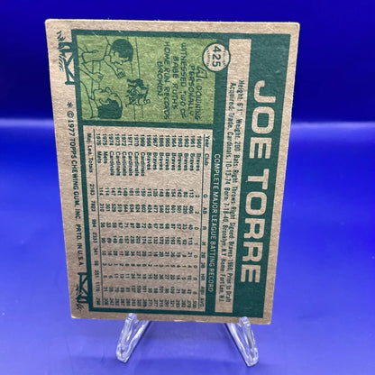 Joe Torre HOF New York Mets 1977 Topps #425