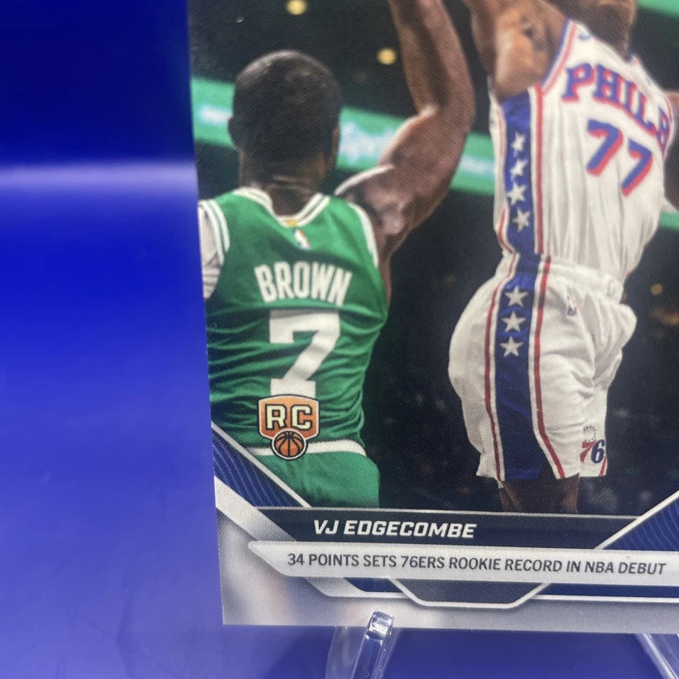 VJ Edgecombe 2025 Topps Rookie Card History Making Day🔥🔥🔥🔥