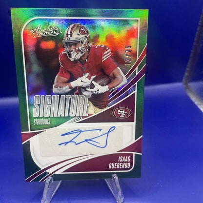 Issac Guerendo 2025 Panini Absolute Signature Standouts /25🔥🔥🔥🔥🔥