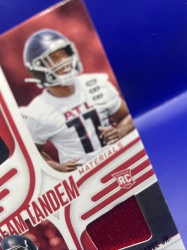 Jalen Walker And James Pearce Jr. 2025 Panini Absolute Team Tandem Patch. /115