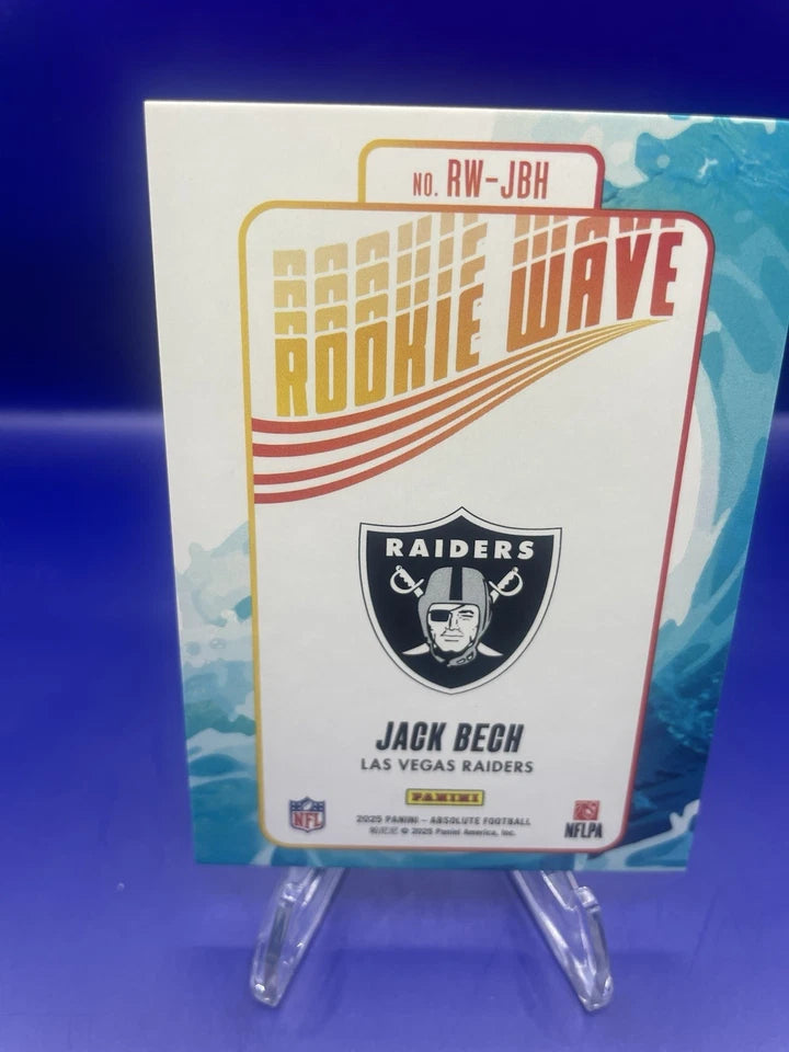 Jack Bech 2025 Panini Absolute Rookie Wave RC /150