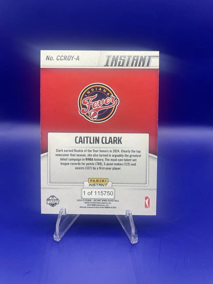 Caitlin Clark Rookie Of Year Card Panini instant CCROY-A🔥🔥🔥🔥🔥🔥🔥🔥🔥🔥🔥