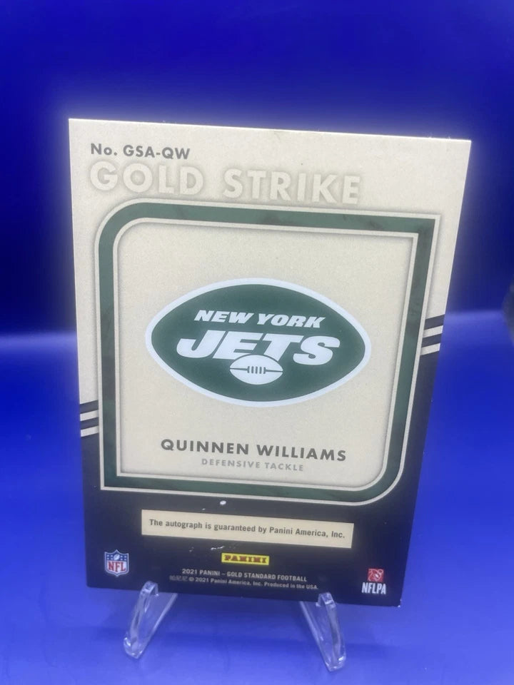 Quinnen Williams Panini Gold Strike Auto /99
