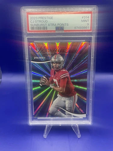 CJ Stroud RC Panini Prestige Sunburst Xtra Points Rookie Card