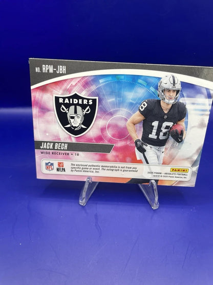 Jack Bech 2025 Panini Rookie Premier Rookie Patch Auto. /299