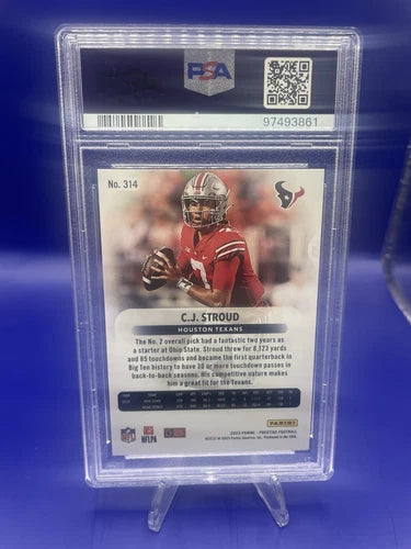 CJ Stroud RC Panini Prestige Sunburst Xtra Points Rookie Card