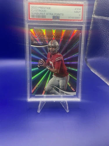 CJ Stroud RC Panini Prestige Sunburst Xtra Points Rookie Card