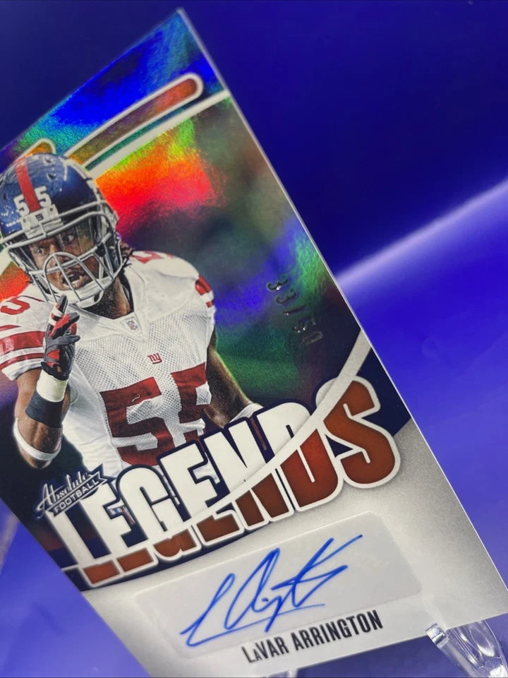 Lavar Arrington 2025 Panini Absolute Legends Auto /50